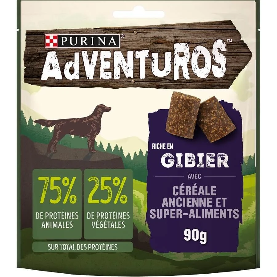 Adventuros Snack Chien Gibier 90 G