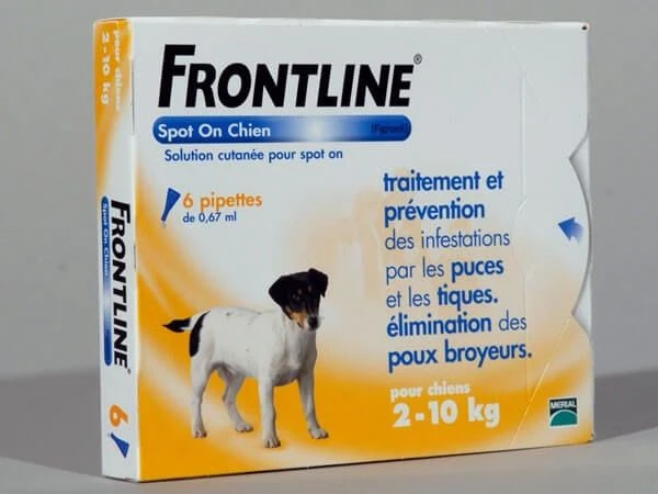 Frontline Spot On Chien De 2-10 Kg 6 Pipettes - Image 3
