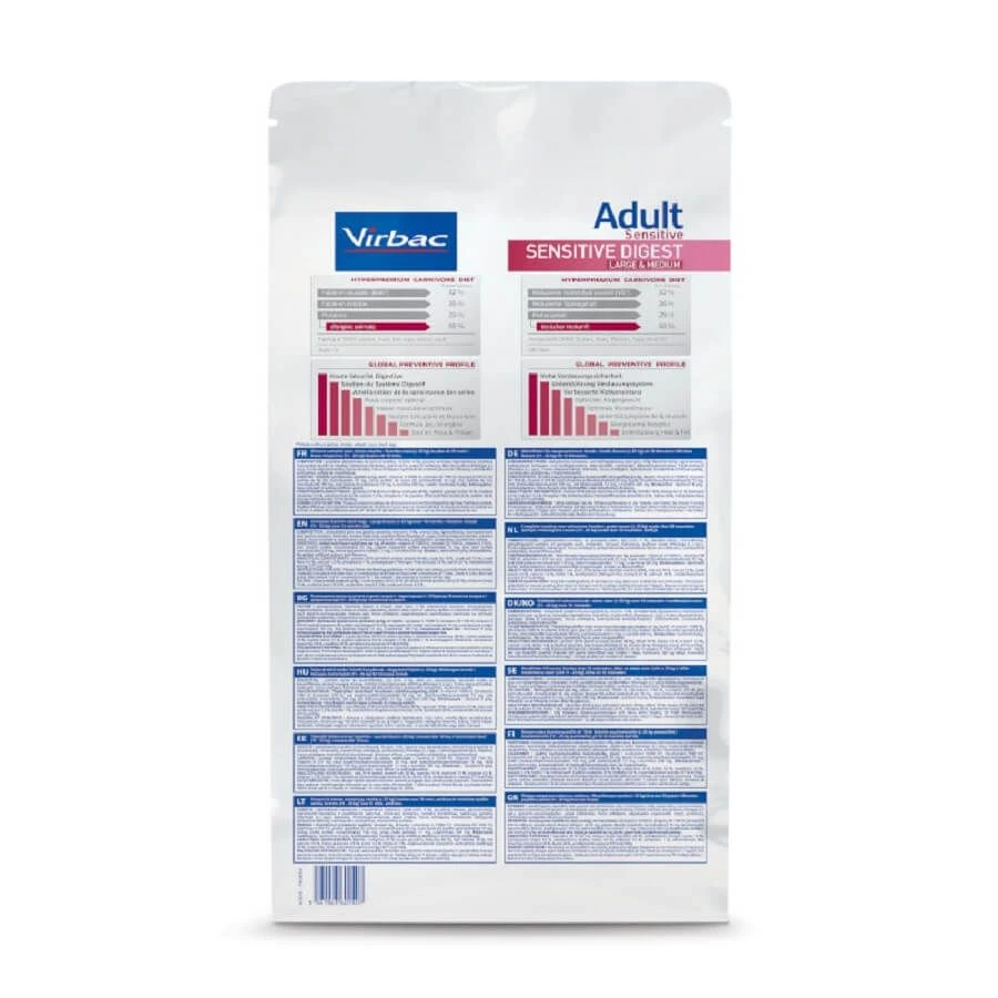 Virbac Veterinary HPM Sensitive Digest Large & Medium Chien 3 Kg - Image 2