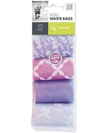 M-Pets Sac Hygiénique Senteur Lavande 8 Rouleaux 15 Sacs