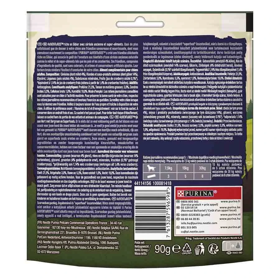 Adventuros Snack Chien Gibier 90 G - Image 2