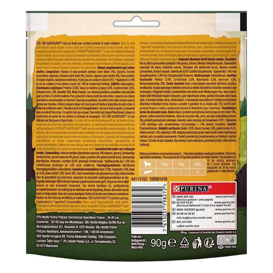 Adventuros Snack Chien Dinde 90 G - Image 2