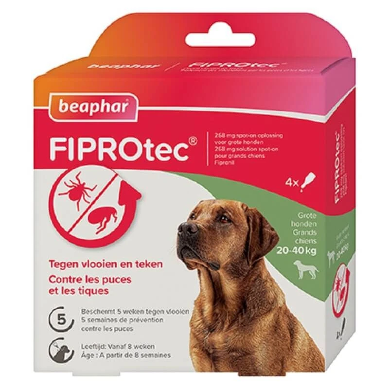 Beaphar Fiprotec Spot-on Chien 20 - 40 Kg X4