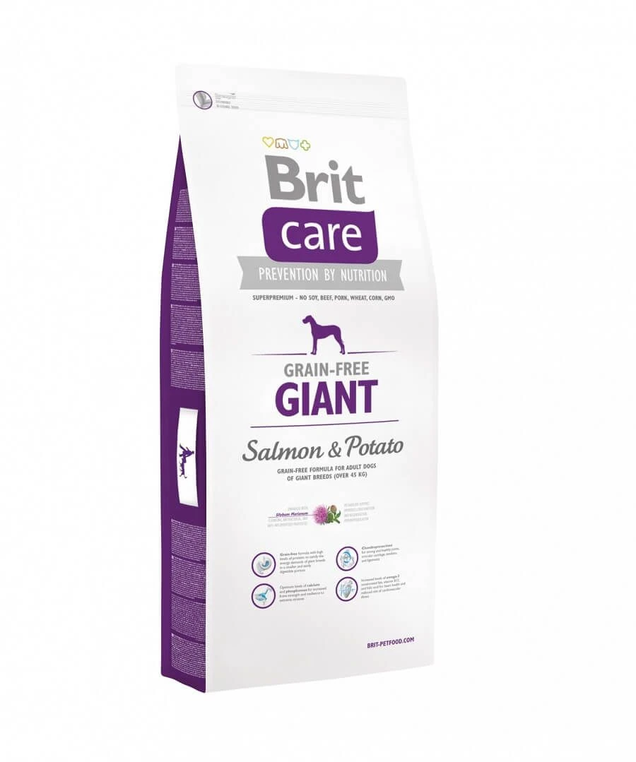 Brit Care Chien Adulte Giant Sans Céréales Saumon 12 Kg