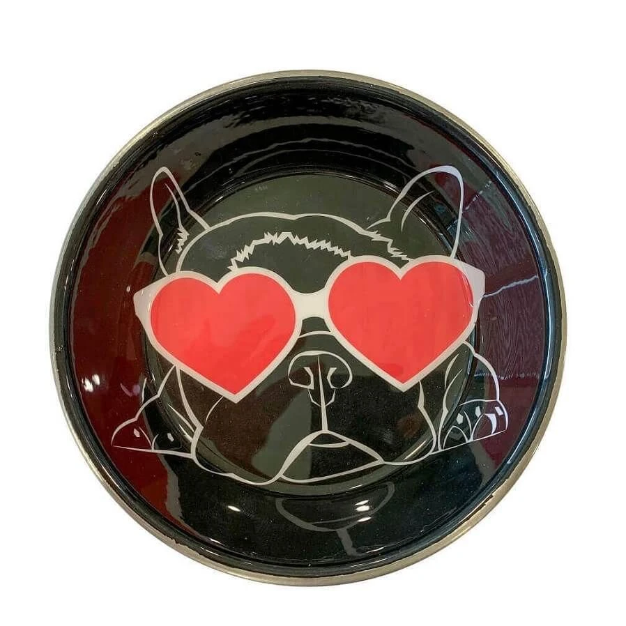 Croci Bol En Acier Bulldog Lovers Face 400 Ml