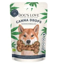 Dog's Love Canna Canis Friandises Bio Drops Volaille 150 G