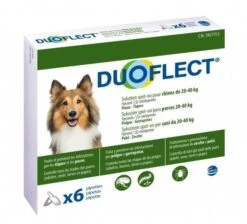 Duoflect Chiens 20-40 Kg 6 Pipettes - 12 Mois