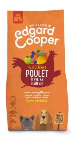 Edgard & Cooper Sans Céréales Au Poulet Frais Chien Adult 12 Kg