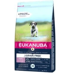 Eukanuba Puppy Junior Grande Race Poisson 12 Kg