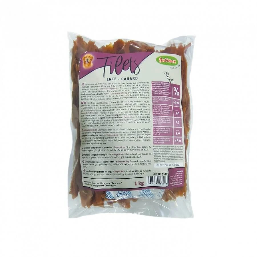 Bubimex Friandises Filets De Canard Pour Chien 1 Kg