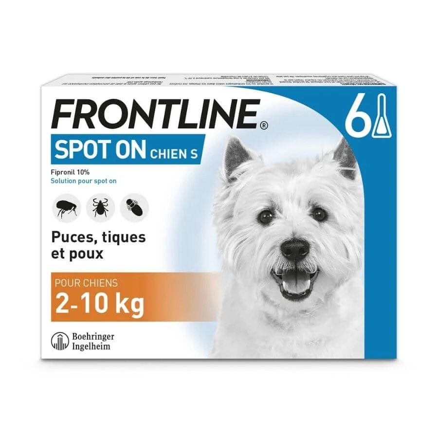 Frontline Spot On Chien De 2-10 Kg 6 Pipettes - Image 6