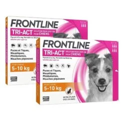 Frontline Tri Act Spot On Petit Chien 5 - 10 Kg 6 Pipettes + 3 Pipettes