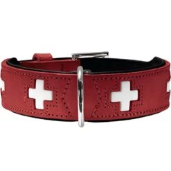 Hunter Collier Suisse Chien Rouge Et Noir S-M