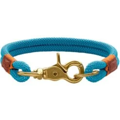 Hunter Collier Oss Pour Chien Bleu M-L