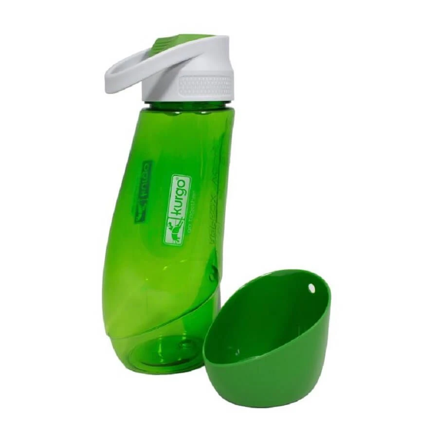 Kurgo Gourde Avec Bol Intégré Vert Pour Chien 750 Ml - Image 2