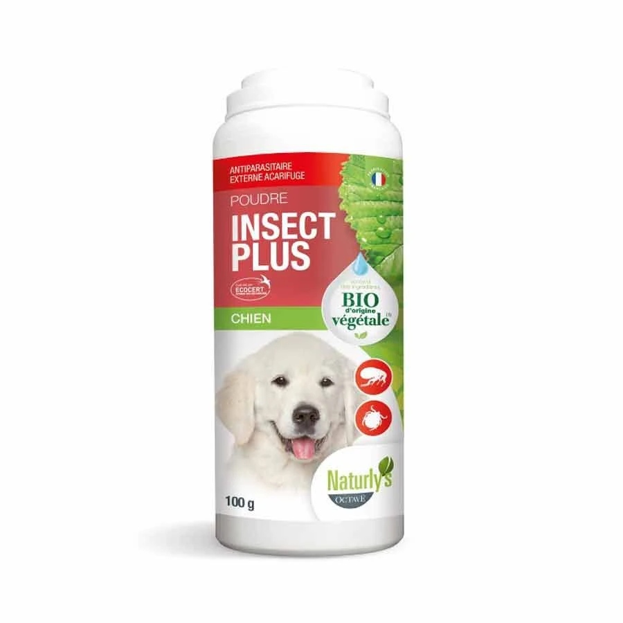 Naturlys Poudre Insect Plus Bio Chien 100 Grs