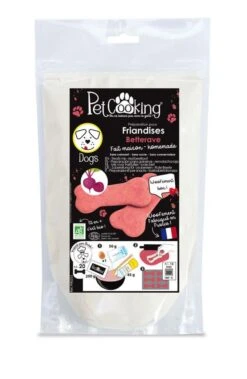 PetCooking Préparation Friandises Biscuits Betterave Pour Chien 200 G