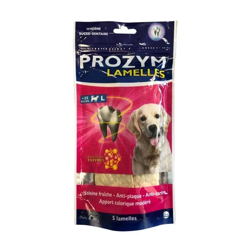 Prozym Lamelles Chiens L +25 Kg 5 Lamelles
