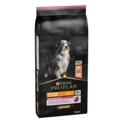 Purina Proplan Chien Medium-Large Adult 7+ Sensitive Skin Saumon OPTIDERMA 14 Kg