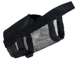 Trixie Muselière Avec Partie Maillée Noir M