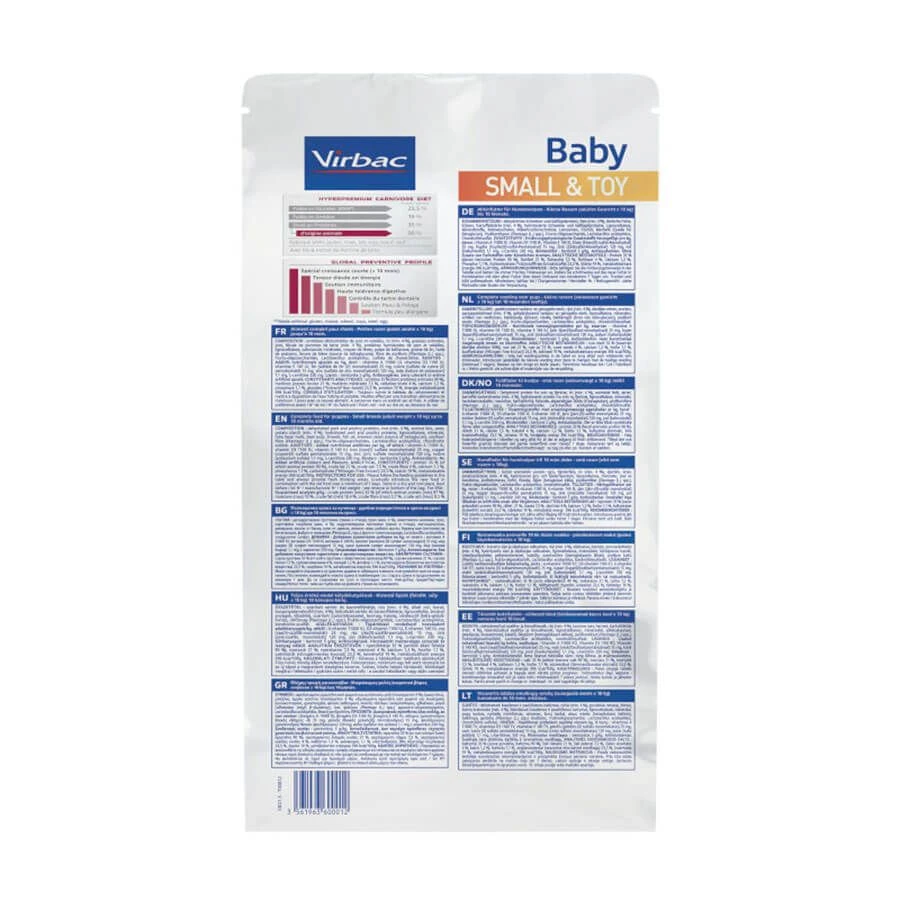 Virbac Veterinary HPM Baby Small & Toy Dog 1.5 Kg - Image 2