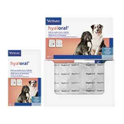 Virbac HYALORAL Chien Plus De 5 Kg 120 Cp