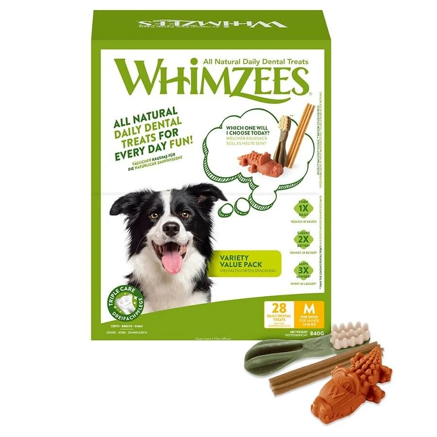 Whimzees Friandise Boîte Variété Chien M X28